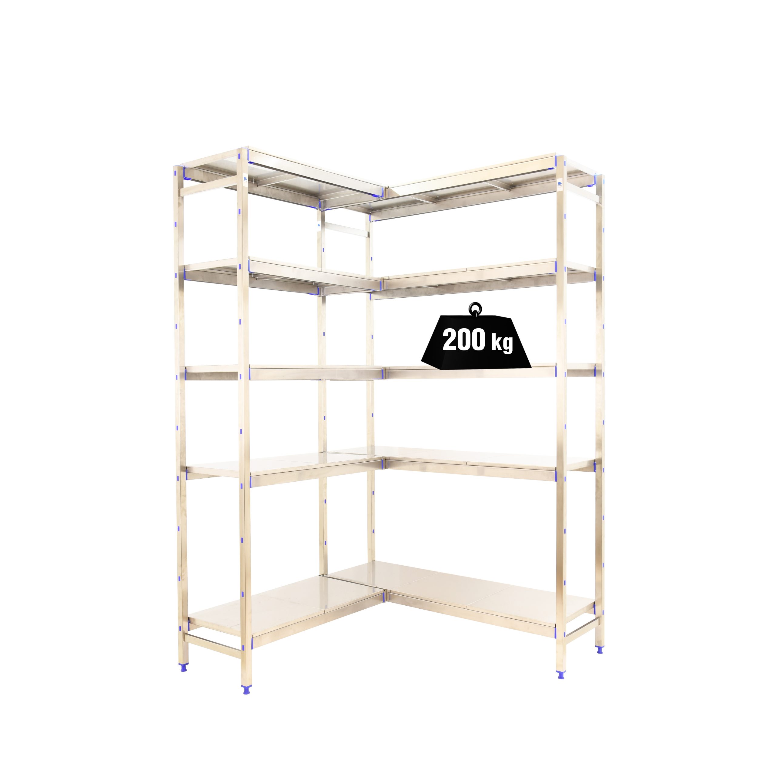 Estantería esquinera de acero inoxidable SIMONINOX SS