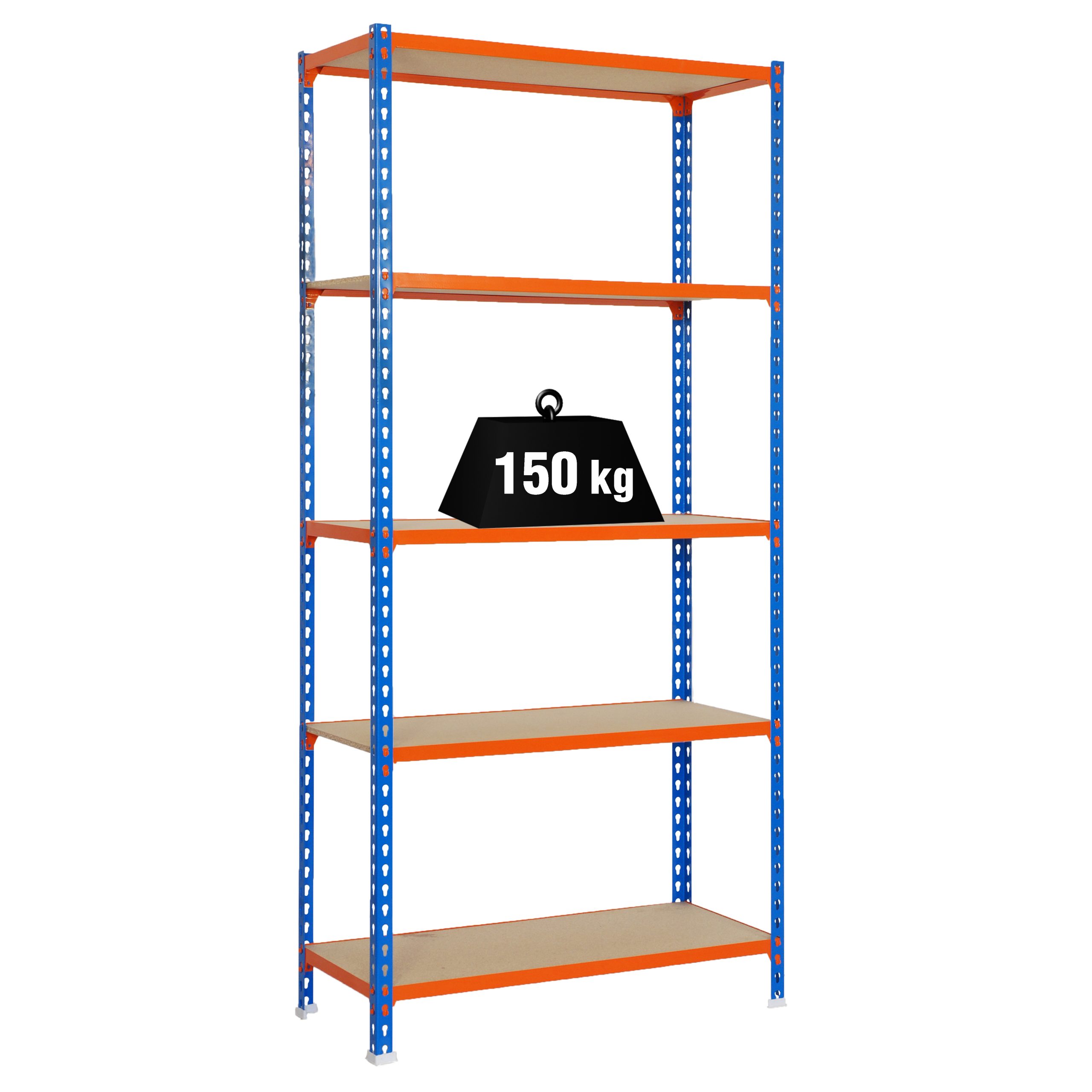 Schraubenloses Regal MADERCLICK 150