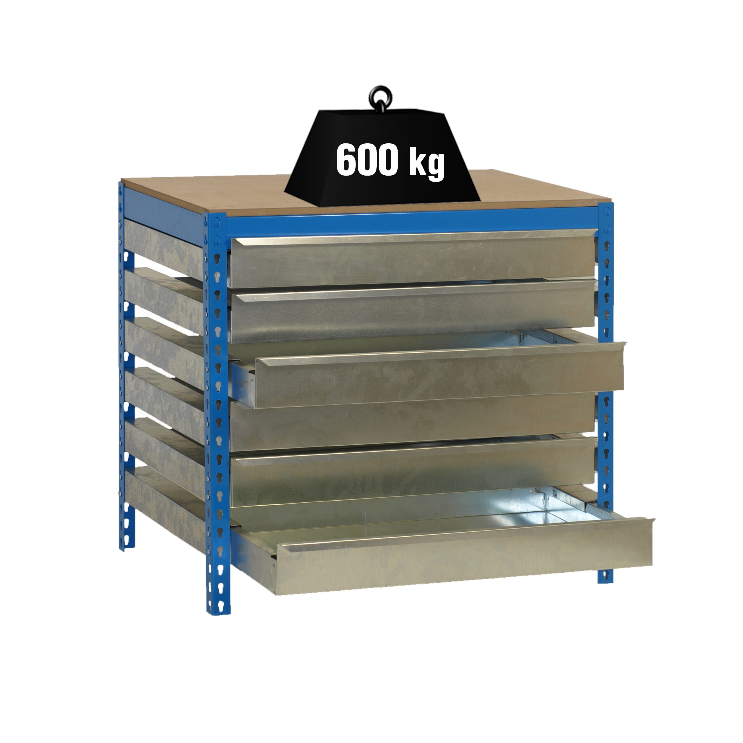 Mesa de trabajo con cajones BT5 600