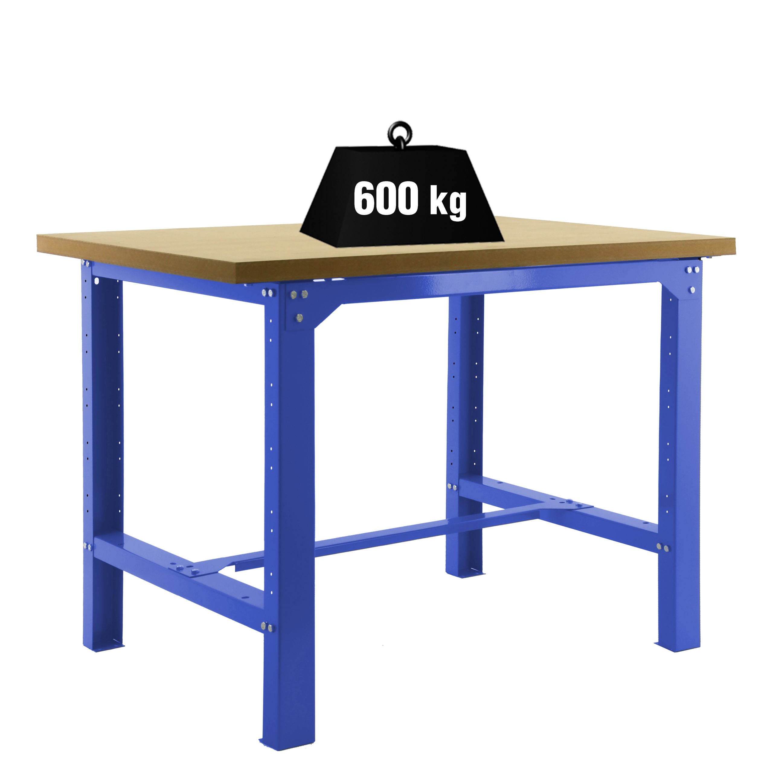 Mesa de trabajo industrial madera BT6 600