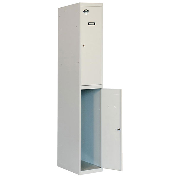 Taquilla metálica 2 puertas por columna TANDEM