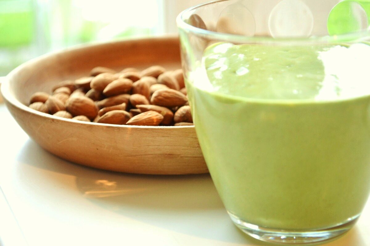 This Almond Milk Smoothie has a lovely neutral taste so it's great for kids