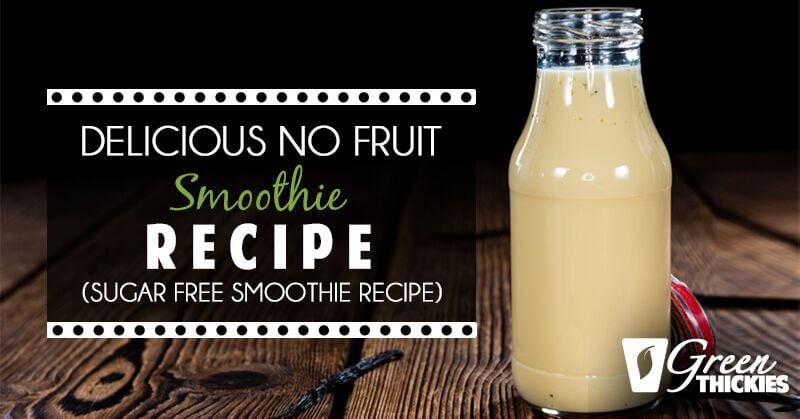 Delicious No fruit smoothie Recipe (sugar free smoothie recipe)