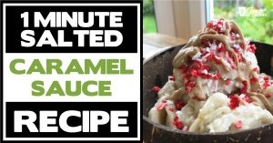 1 Minute Salted Caramel Sauce Recipe (Blender, Raw, Vegan, No Refined Sugar)