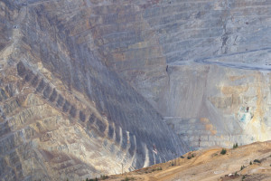 Martin Stupich Rio Tinto Bingham Open Pit Copper Mine, Near Salt Lake City, UT (Switchbacks on the North Face of the Pit) 2012, Pigment Inkjet on Acid Free Fine Art Photo Paper, 23x32 inches © Martin Stupich, Currently on display in Environmental Impact