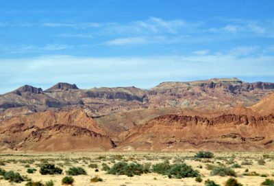 Tunisian landscape, photo by Dennis Jarvis