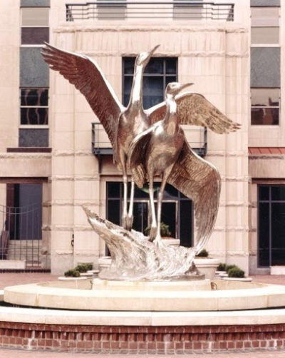 Rites of Spring, 1989, Stainless Steel, 14.5x22 National Wildlife Federation, Washington, D.C.