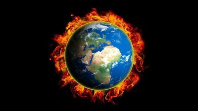 Earth on fire (montage)