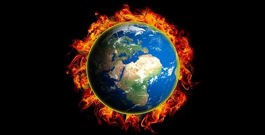 Earth on fire (montage)