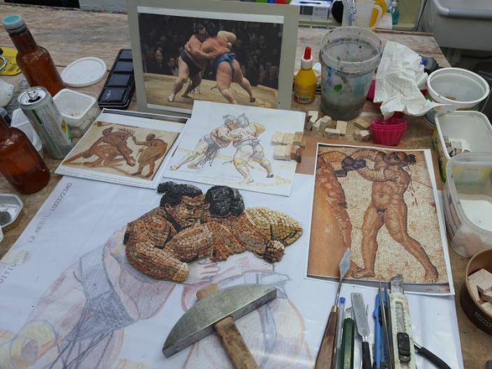 Romeinse mozaïek vandaag