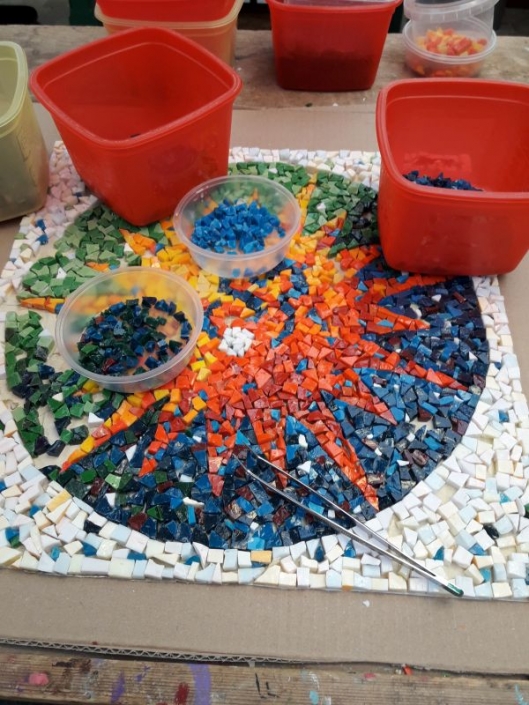 Sterrenweide mosaico