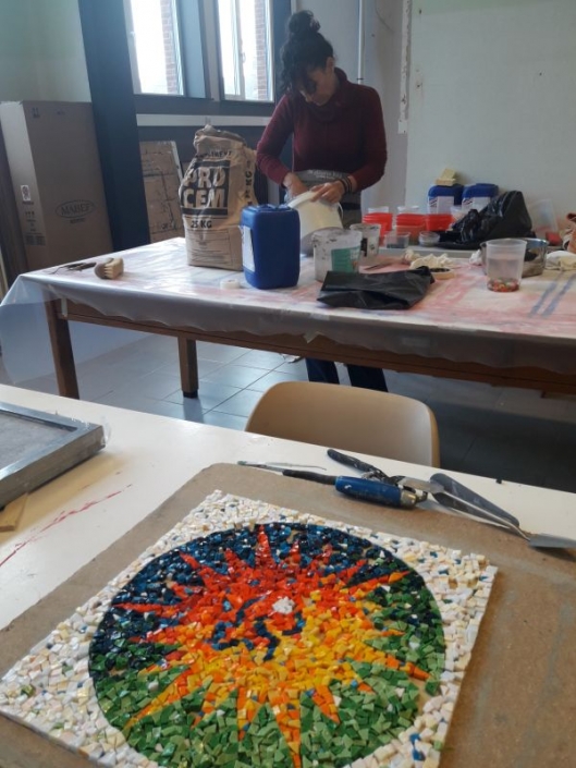 Sterrenweide mosaico