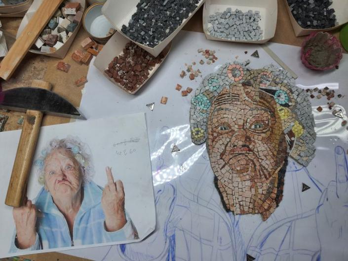 Mozaïek Romeins met een twist