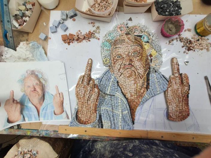Mozaïek Romeins met een twist