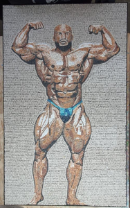 Bodybuilder Mozaïek