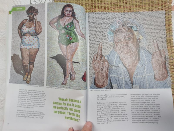 Mosaic and glass Magazine