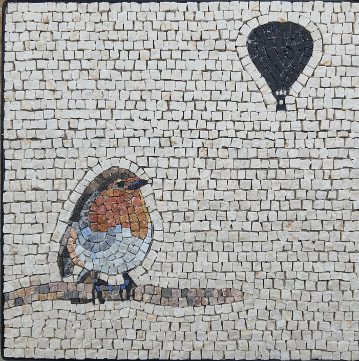 Mosaic red robin