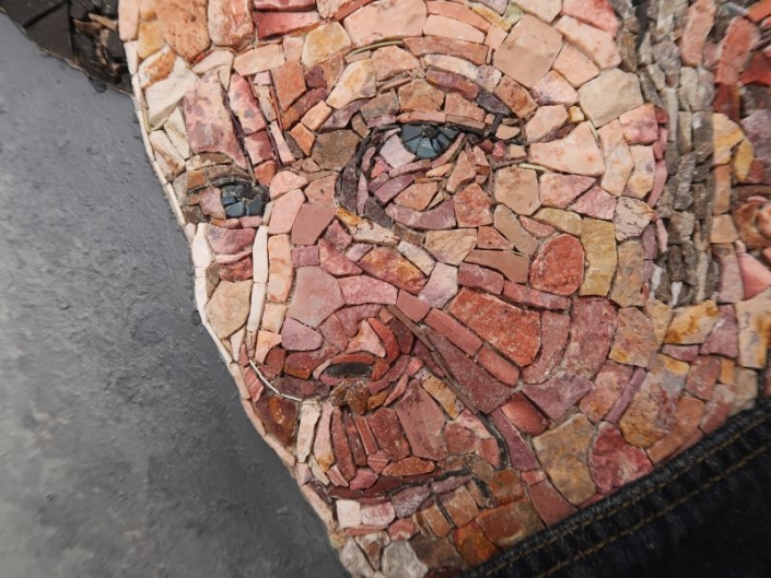 Mozaïek portret Tom Waits
