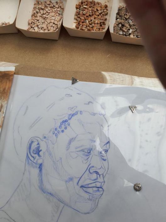 Mozaïek met Romeinse twist