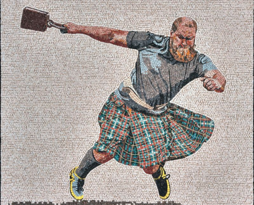 Roman mosaic with a twist