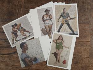 Postkaartjes mozaïek Mozaïek postkaarten
