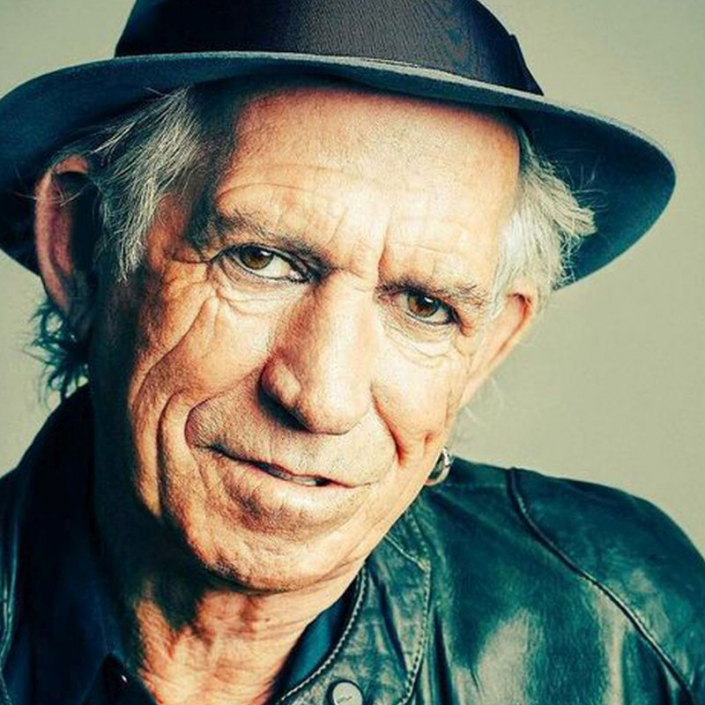 Mozaïek portret Keith Richards