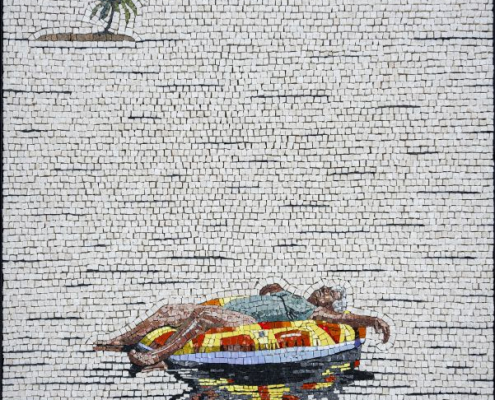 Mosaic in marble