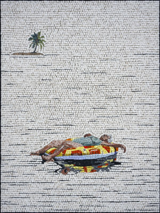 Mosaic in marble