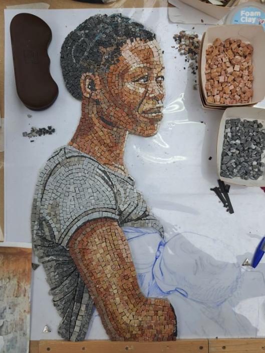 Mozaïek met Romeinse twist